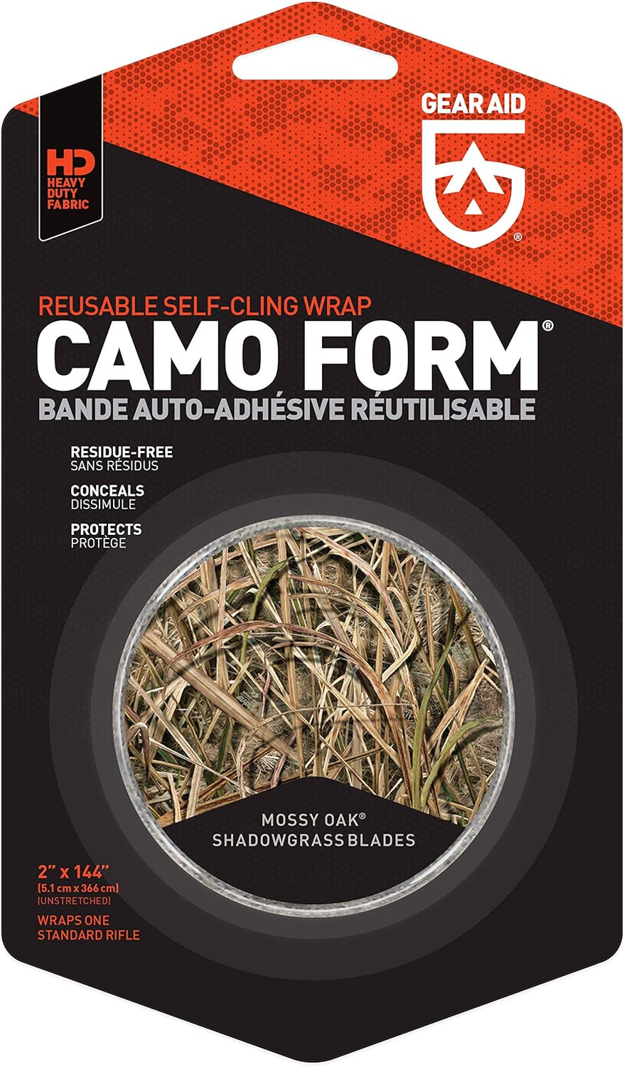 GEAR AID Camo Form Self-Cling Wrap - Mossy Oak